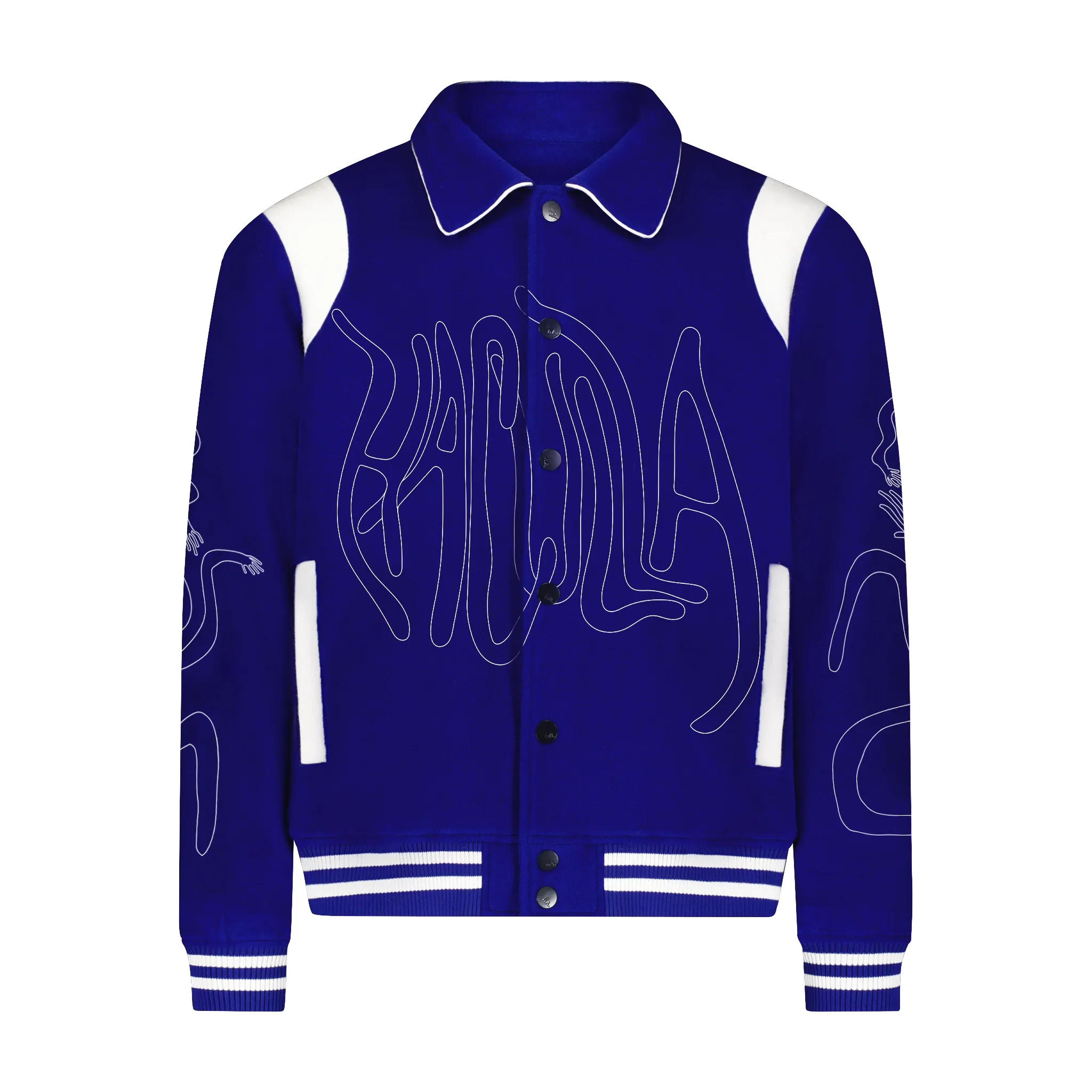 Seamless Design Checkered Style 13 VARSITY JACKET