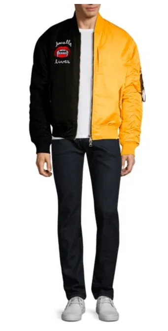 2FACED BOMBER Water Resistant Fabric