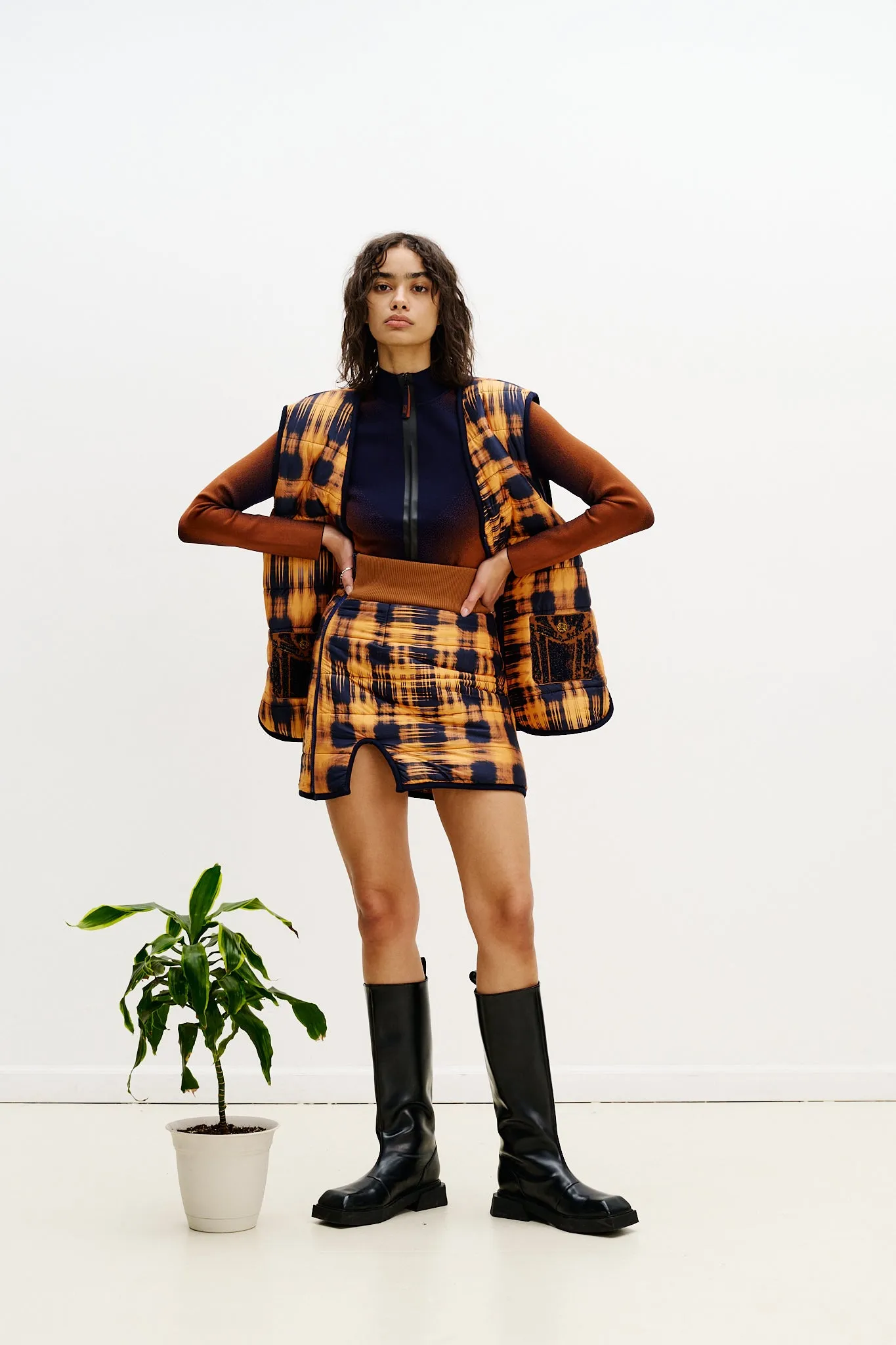 Smart Look Everyday Ease RHODA REVERSIBLE QUILTED SKIRT