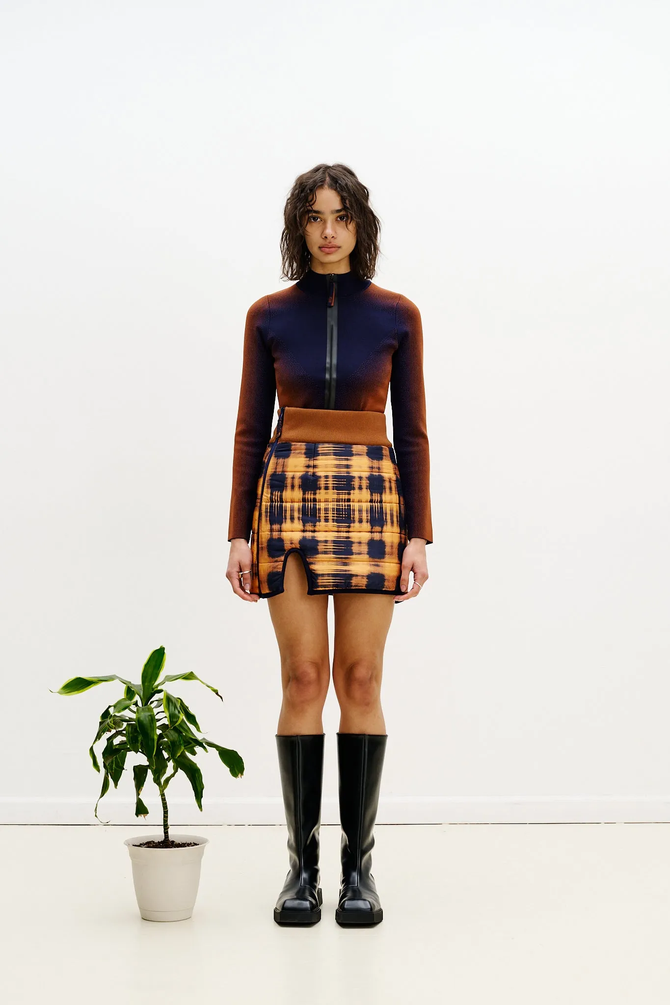 RHODA REVERSIBLE QUILTED SKIRT Quick Dry Wear Flex Wear