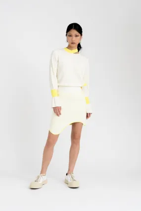 MOROSE PILLOW STITCH WAVY MINI SKIRT Soft Touch