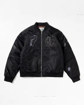 No Roll Collar Technology Acacia Bomber Jacket