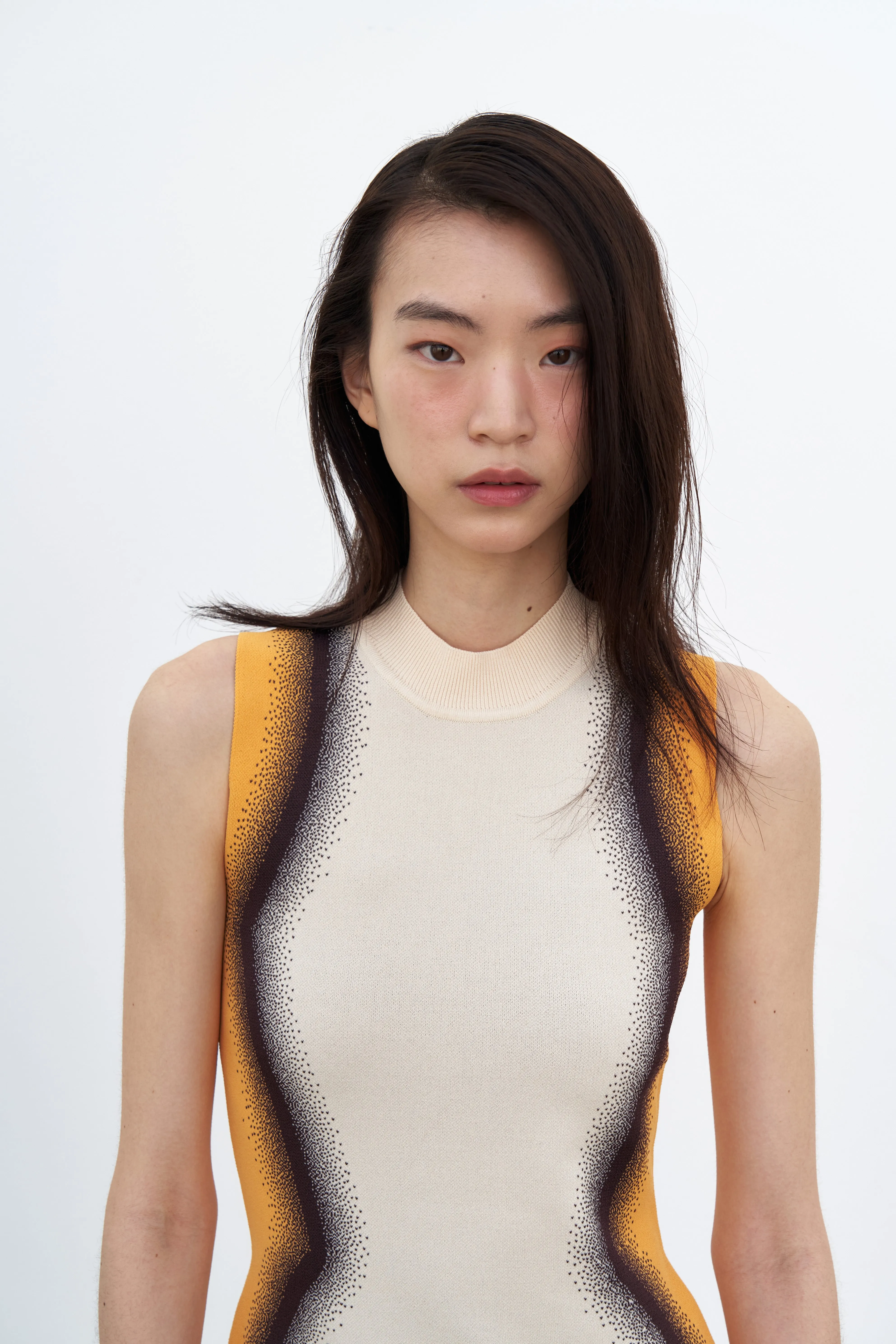 Calm Silhouette All-day Comfort BROOKLYN WAVY ASYMMETRIC DRESS