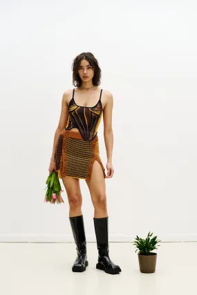 ADDIS MERINO WOOL MINI SKIRT OdorResistantTreatment Flattering Design