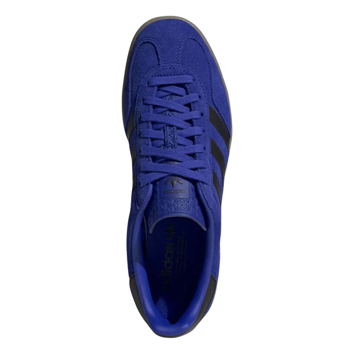 Adidas Men's Gazelle Indoor Blue/Black Adjustable Tongue