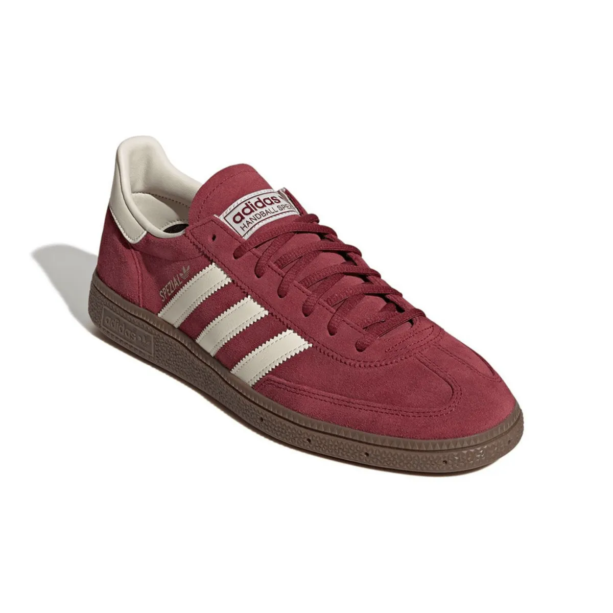 Adidas Men's Handball Spezial Burgundy/Crew White/Gum Natural Stride