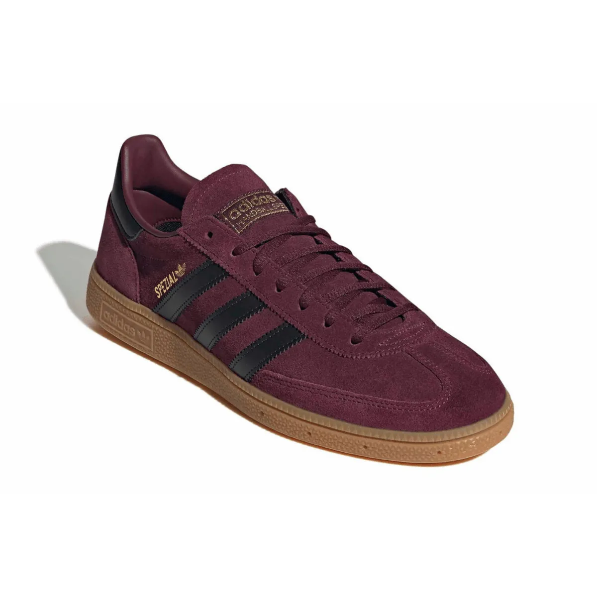 Flat Outsole Breathable piece Adidas Men's Handball Spezial Maroon/Black/Gold