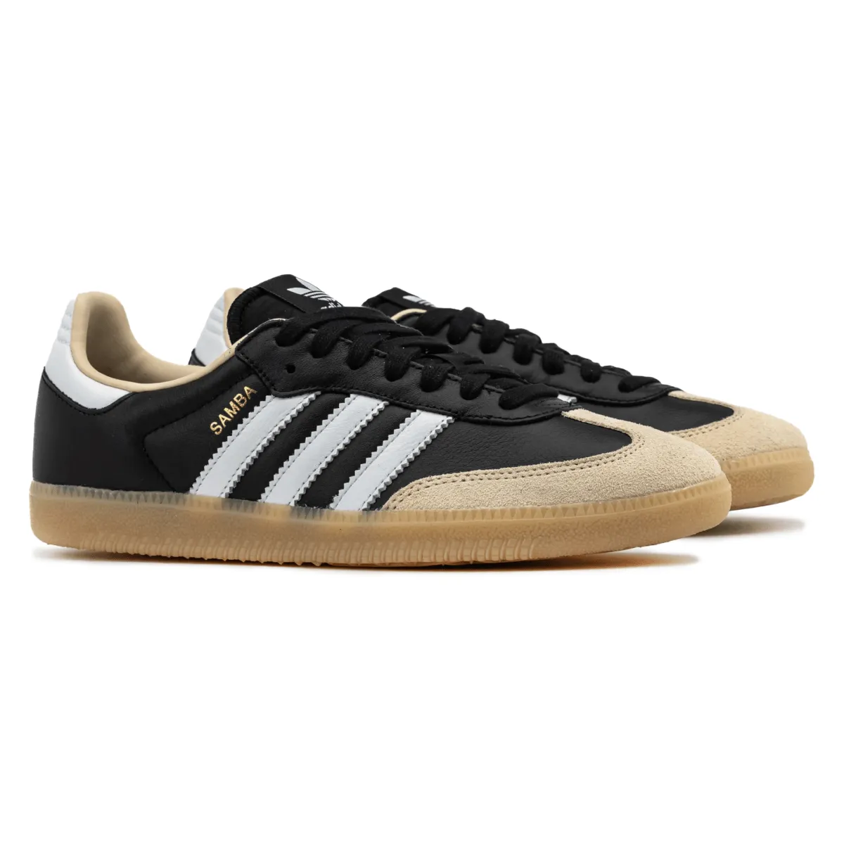 Iconic Footwear Adidas Men's Samba OG Off White/Core Black/Gum 3