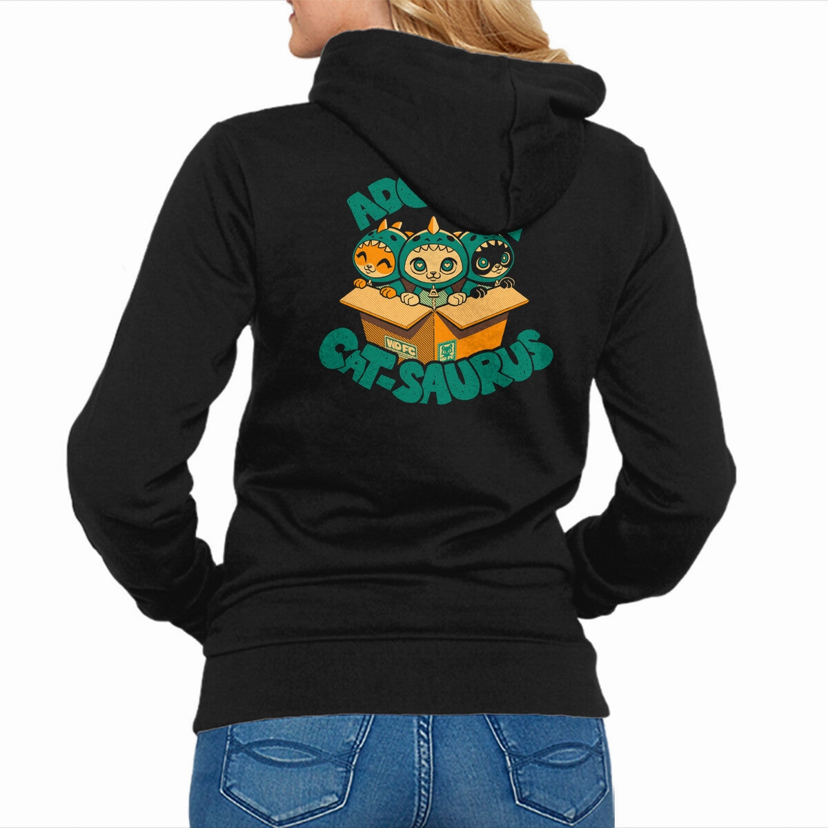 Outdoor Adventure Drawstring Hood Adopt A Catsaurus