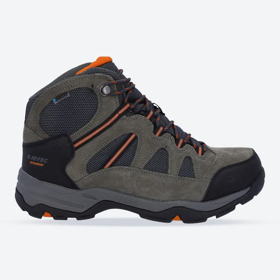 Men's Wide Fit Hi-Tec Bandera II Hiking Boots - Charcoal/Graphite Low Profile Active Nomad Universal Style