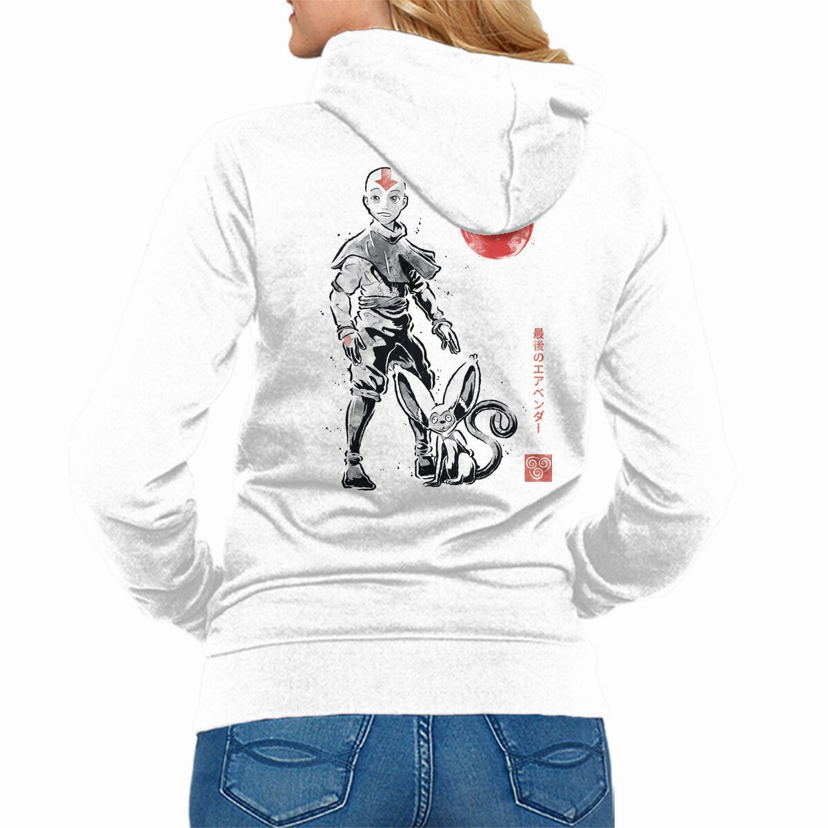 Layer Minimal Modern Relaxed Air Bender Sumi-e