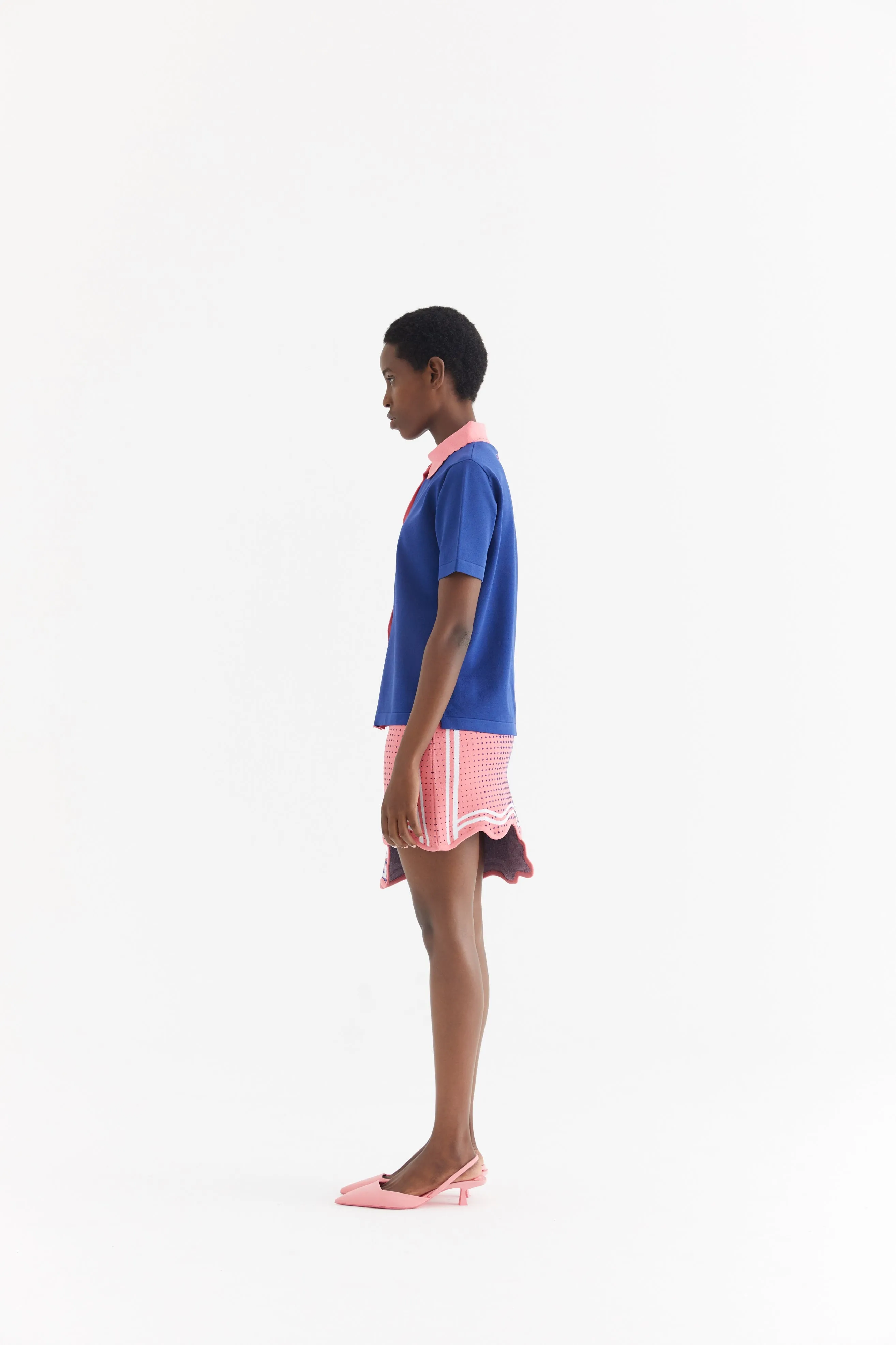 QuickDry Textile Tagless Neckline ATEN WAVY POLO SHIRT