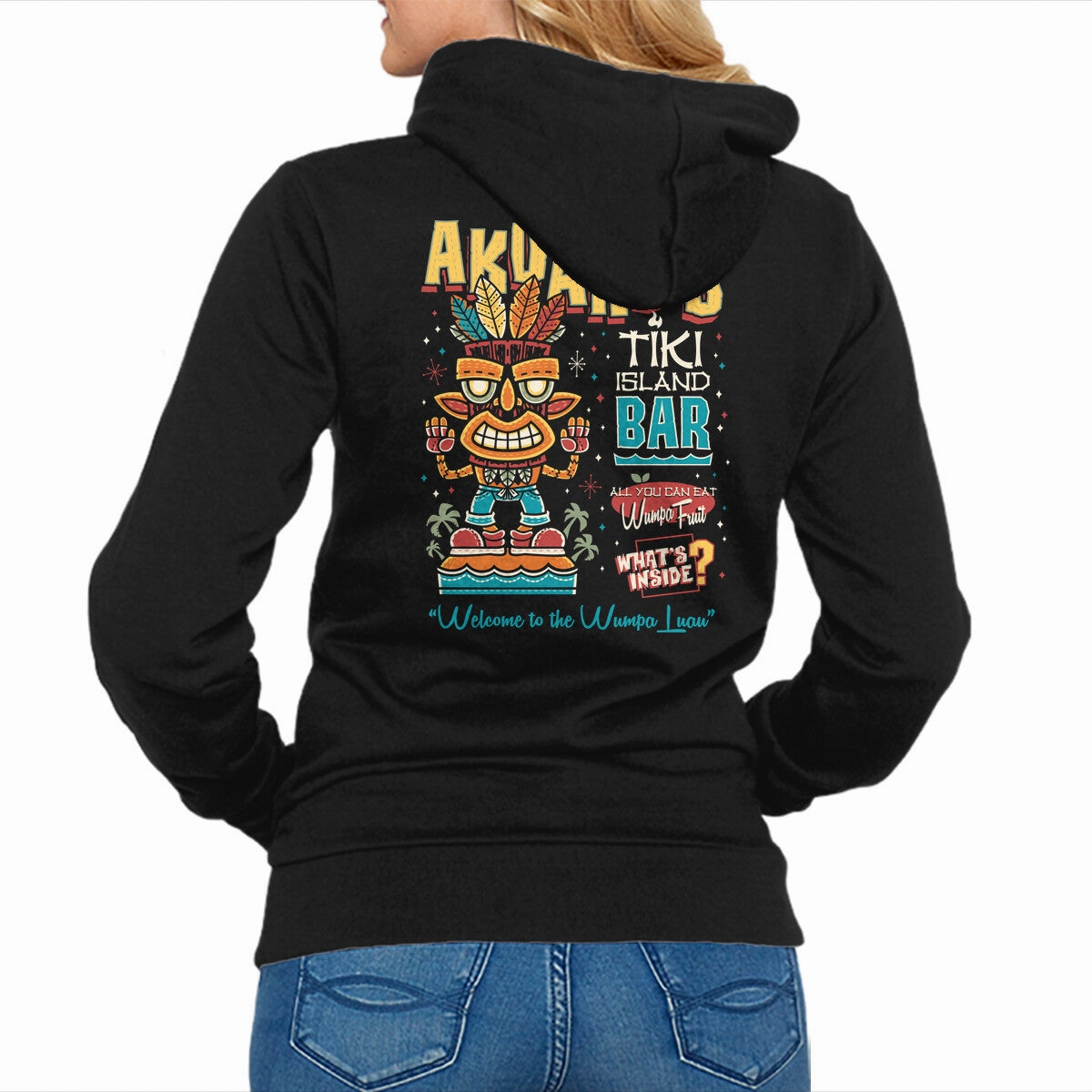 Linen side pocket Aku Aku's Tiki Island