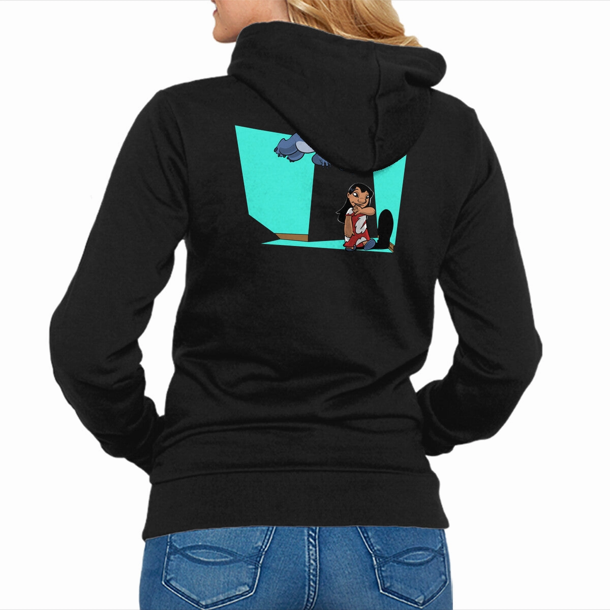 ideal for birthdays Stylish Hoodie Alien And Girl