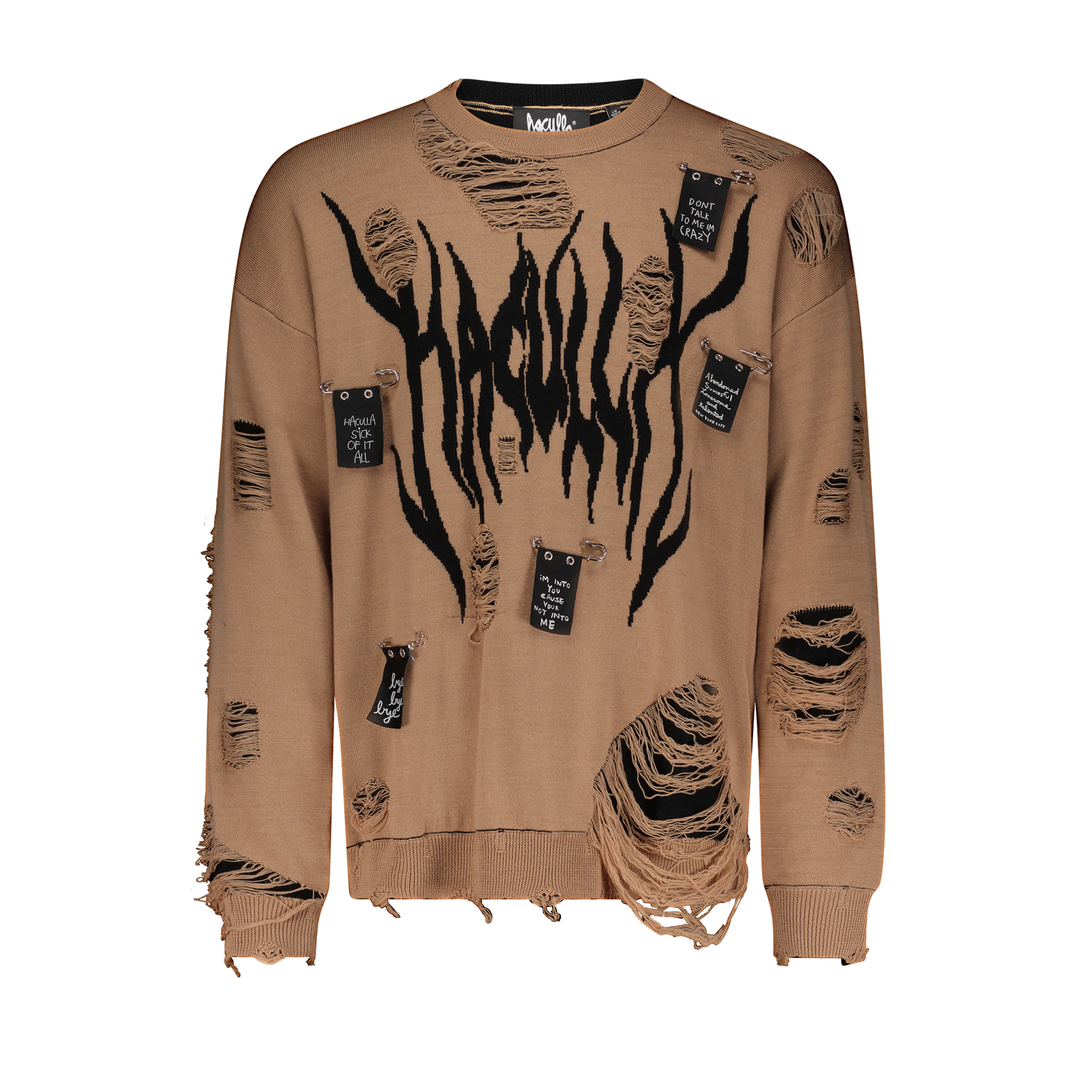 BLAZIN DISTRESSED HACULLA SWEATER Layer Ready Fit Winter Fashion Must-Have