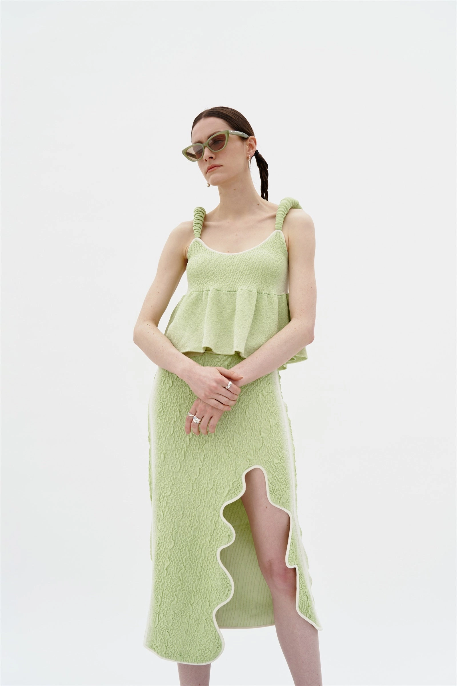 Light Reflective Printing KIKO 3D BUBBLE TANK TOP