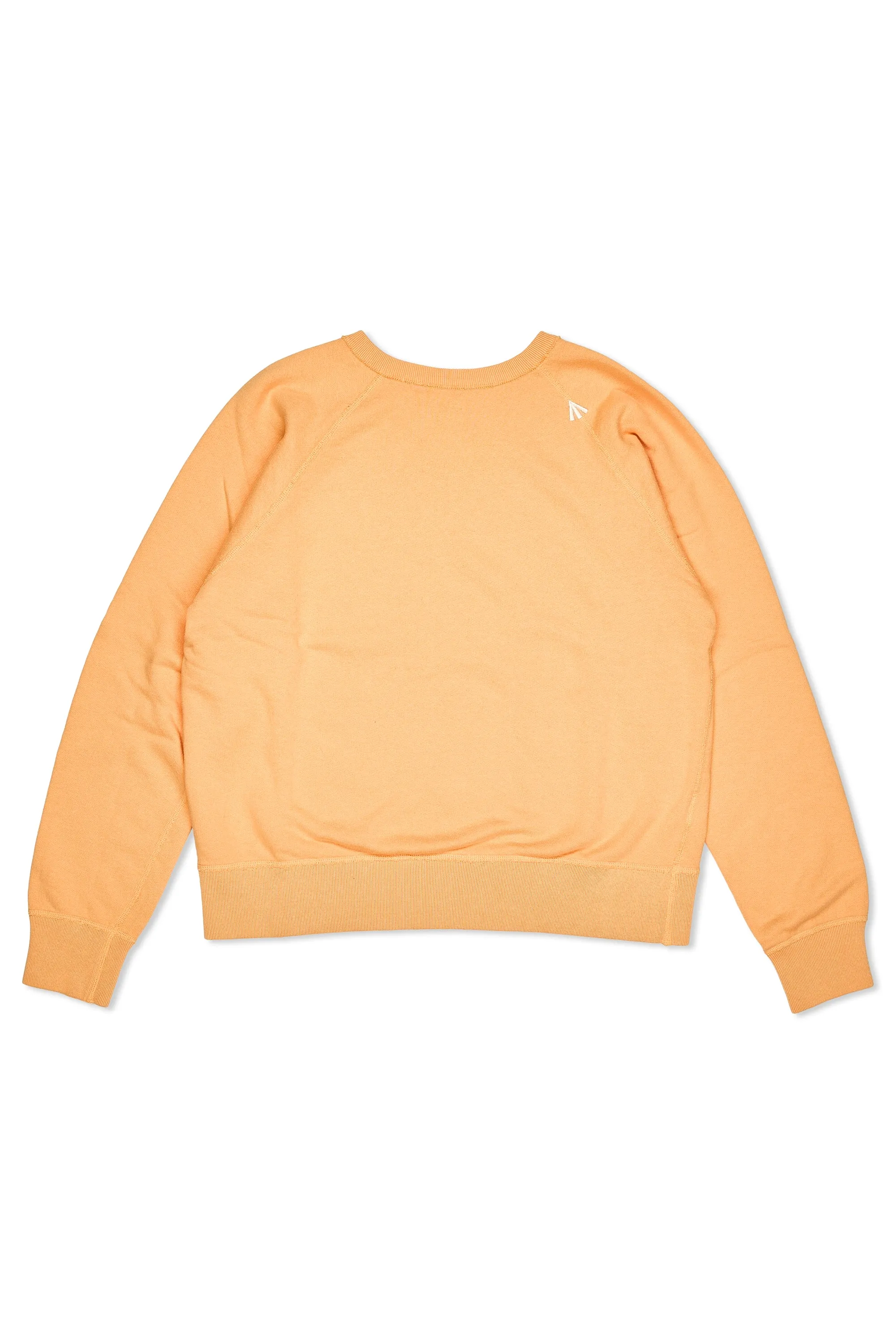 Nigel Cabourn Ladies Orange Cotton Sweatshirt No Slip Shoulder Grip Chic Layer