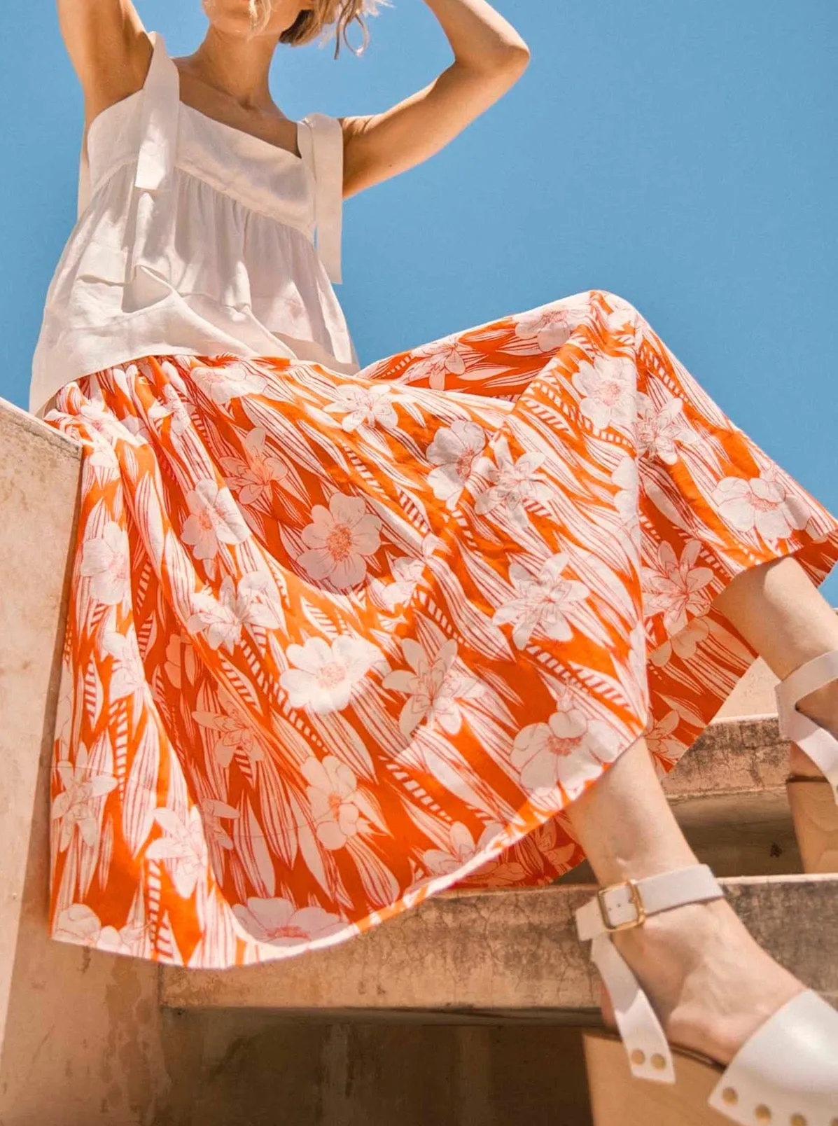 Hunter Bell Fallon Skirt Scarlett Lei Seamless Design Ethically Made