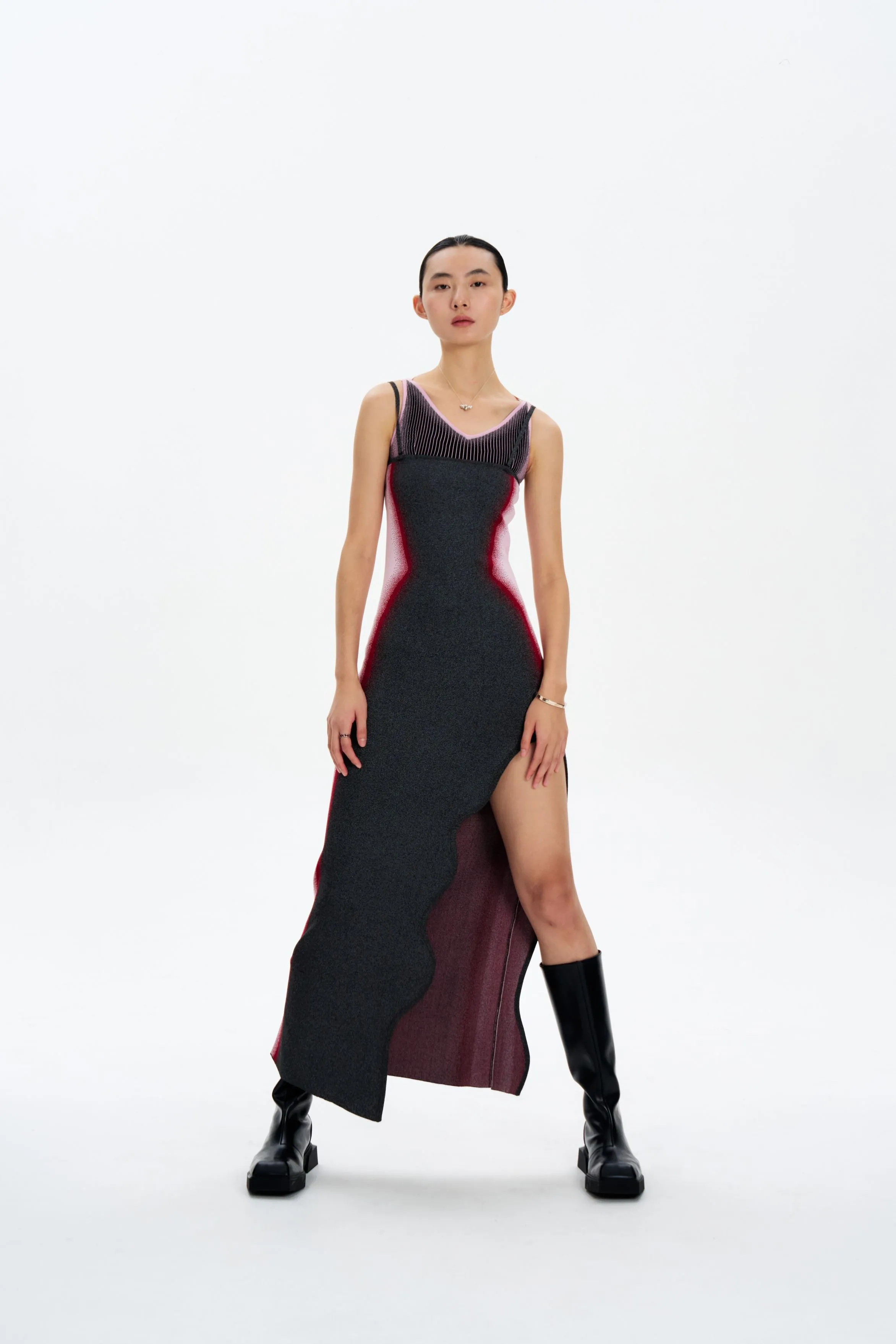 ANNA REFLECTIVE MAXI TANK DRESS Chill Wear