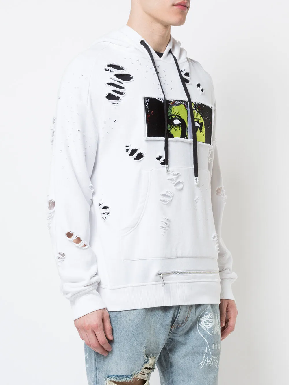 All Season Wear Slim Profile DESTROY POPULARITY HOODIE