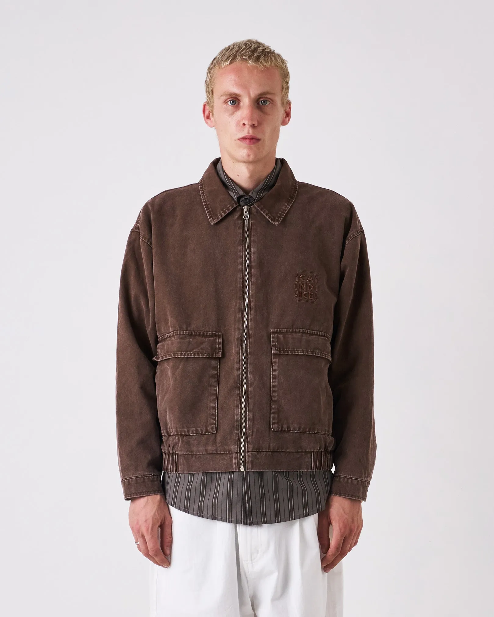 Earth Washed Jacket Slim Silhouette Polarized Sun Protection