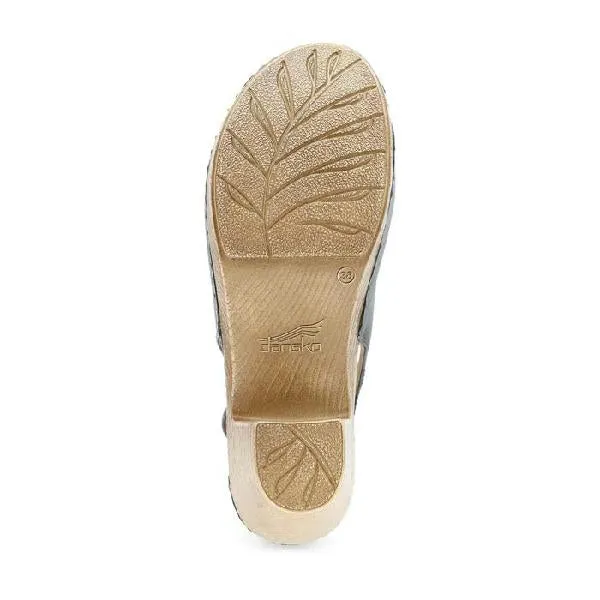 Womens Dansko Sassy in Slate Collapsible Heel Design