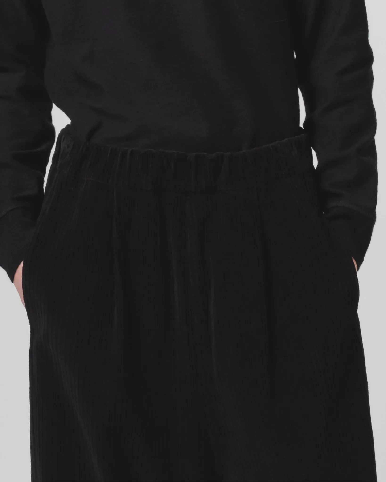 Indoor Comfort Simple and Cozy G.o.D Zeno Pants Dream Cord Black