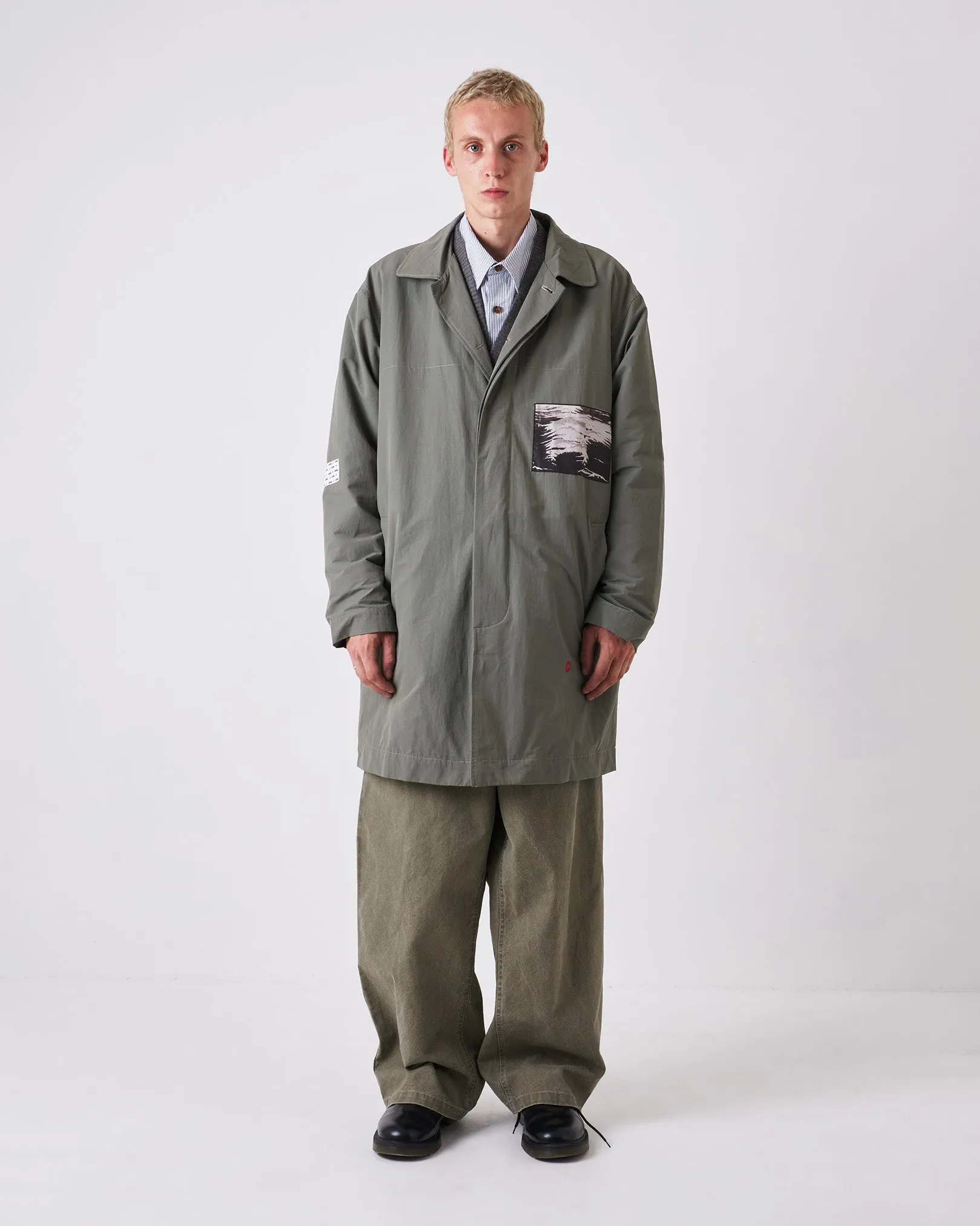 Seamless Design Clarke Patch Mac Coat