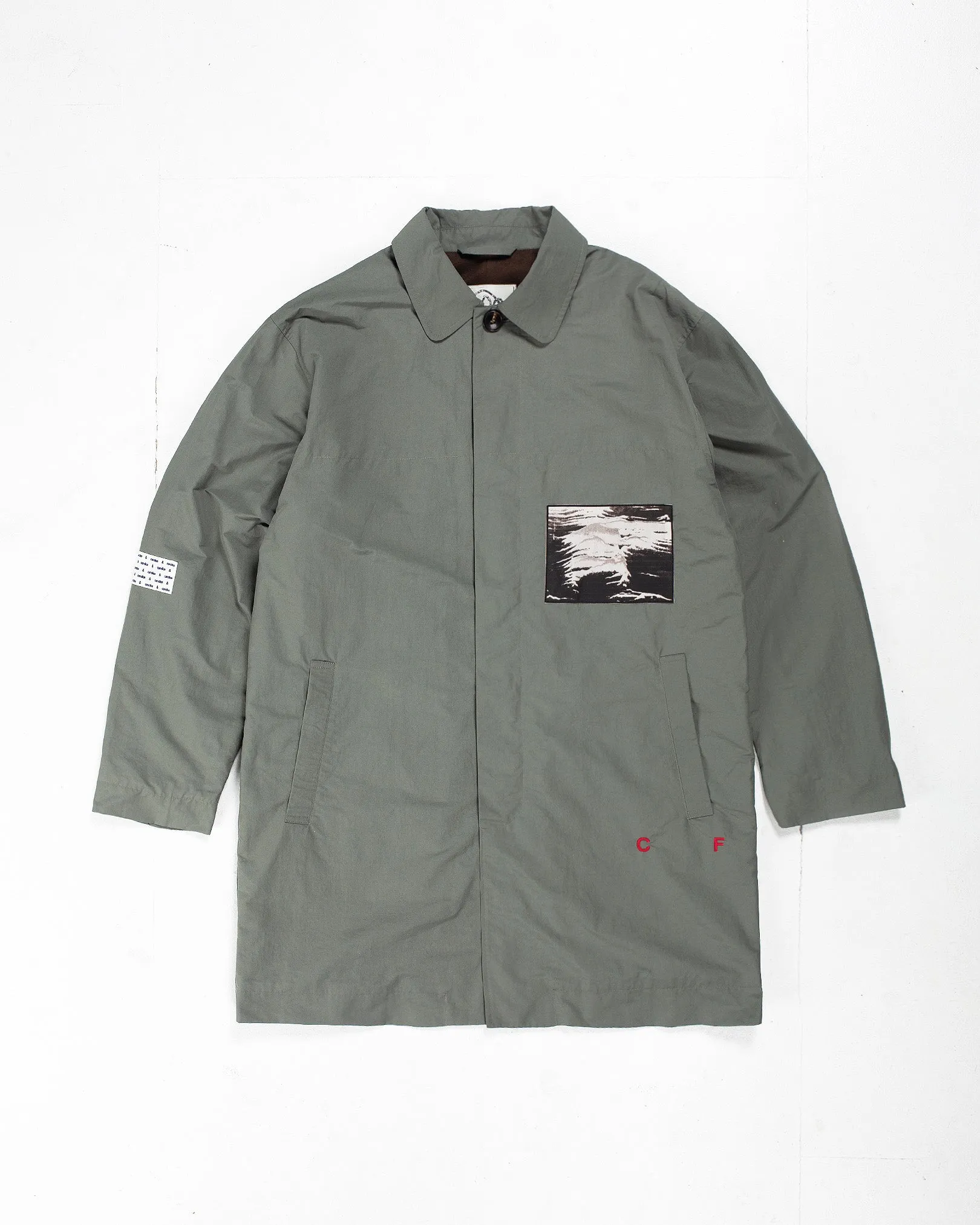Hidden Storage Compartment Clarke Patch Mac Coat
