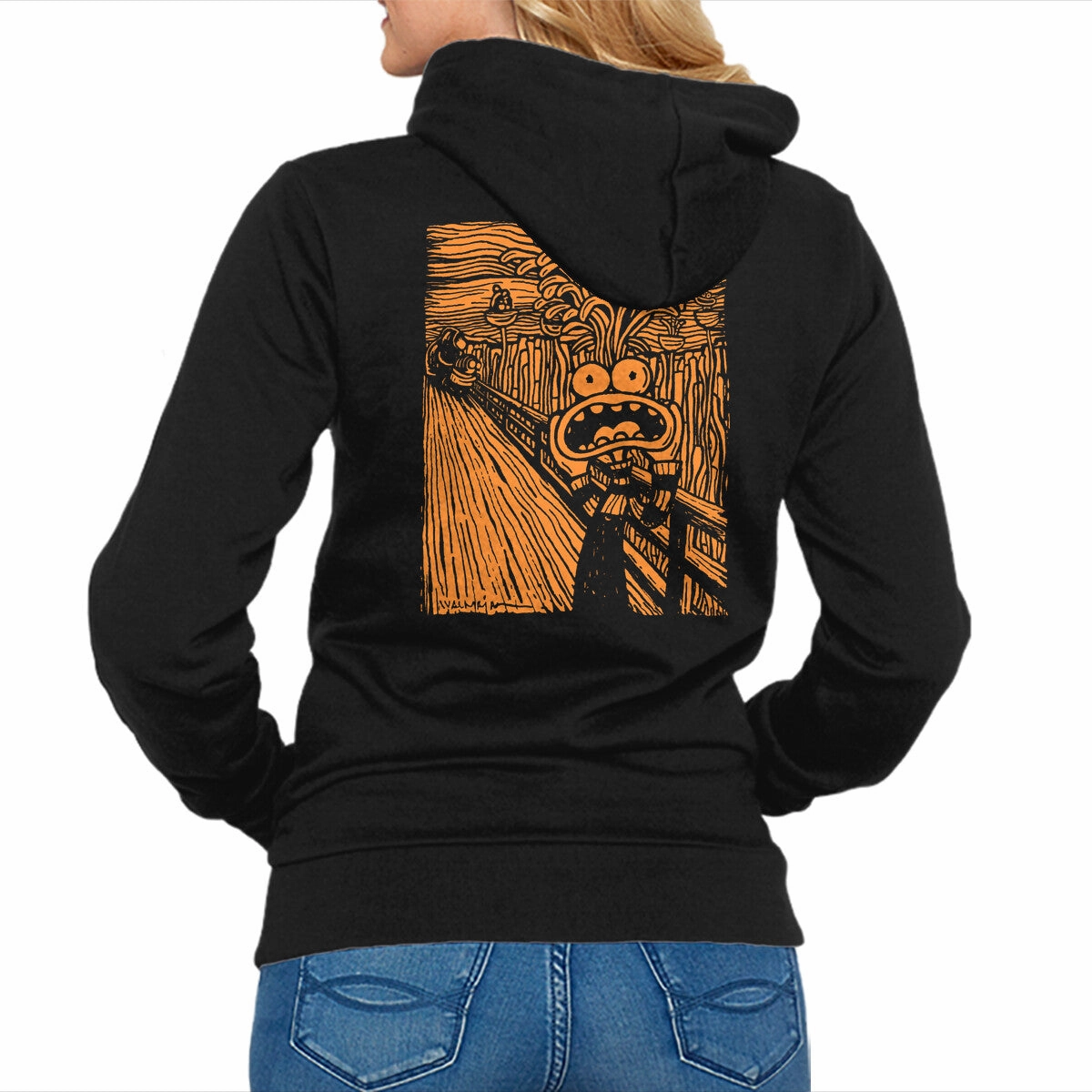 Relaxed Fit Hoodie product lace femininity Anxious Scream