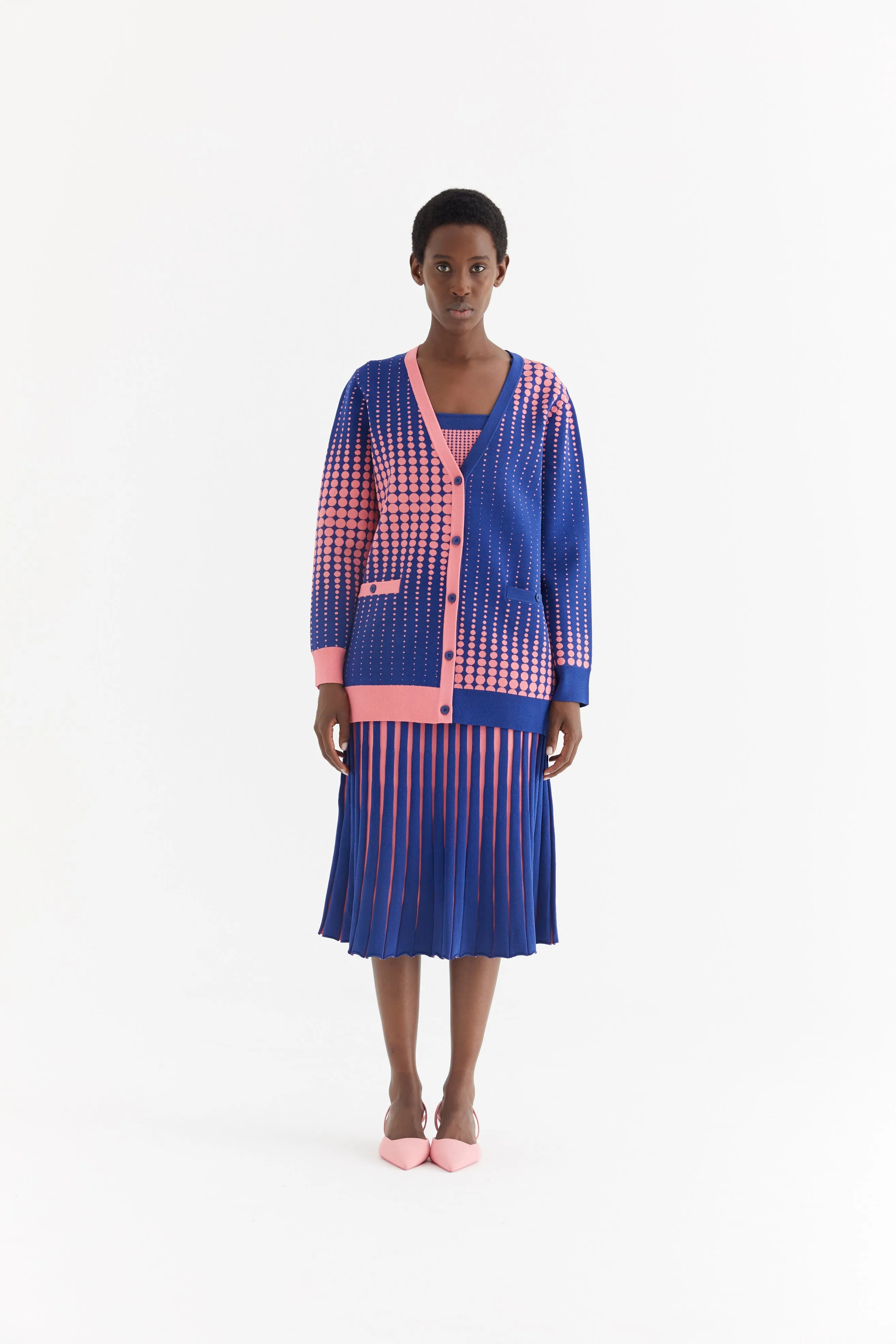 ARIA OVERSIZED CARDIGAN Practical Layer Smooth Finish