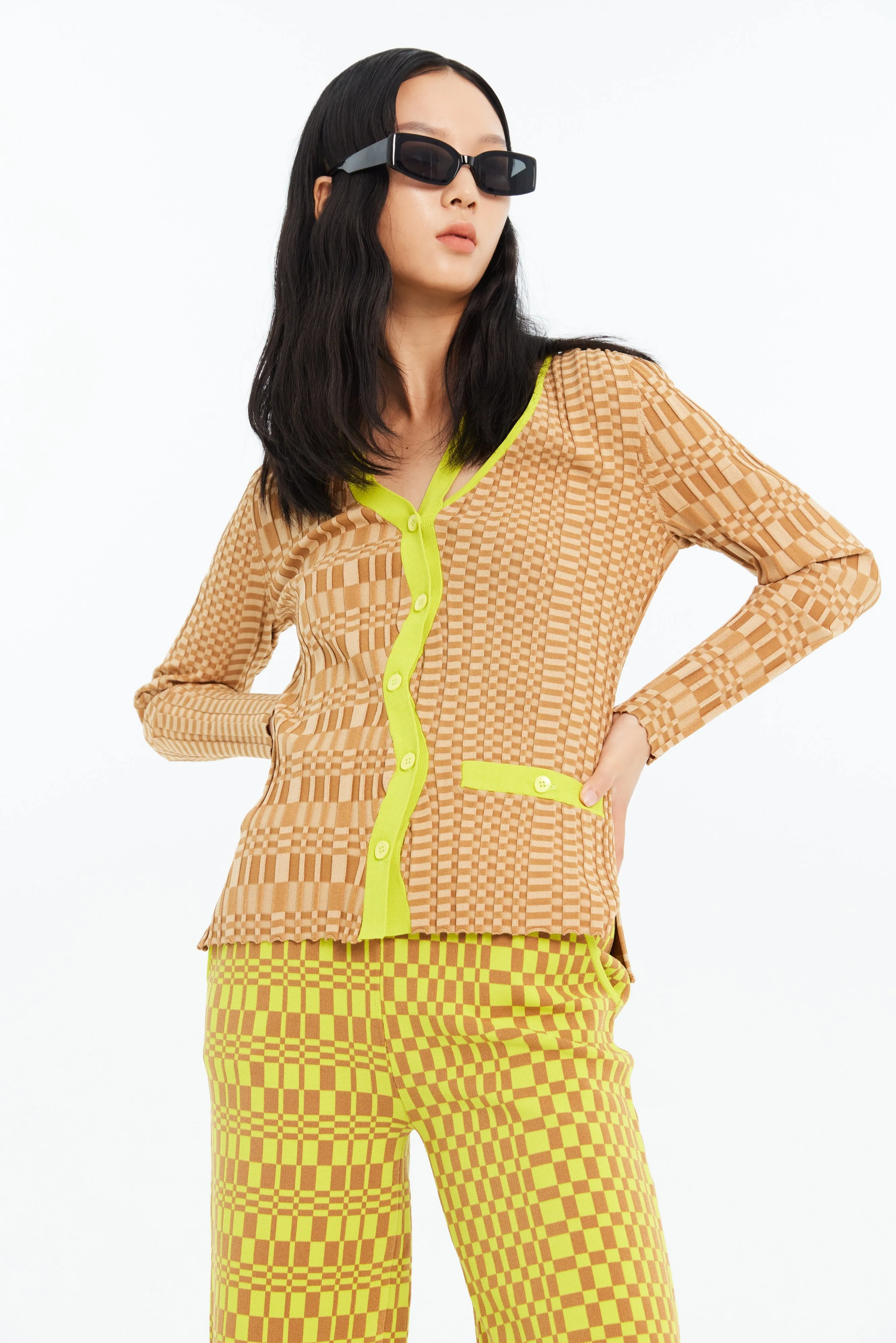 Basic Dress ARIEL ECO WAVY CARDIGAN