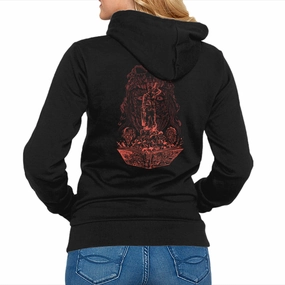 Relaxed Hoodie right for outdoor activities Ash In The Darkness