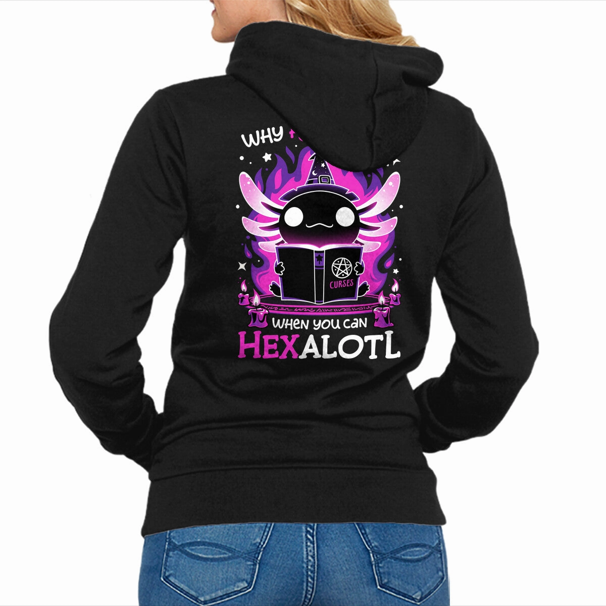 Axolotl Witching Hour Trendy Outerwear Weekend Chic