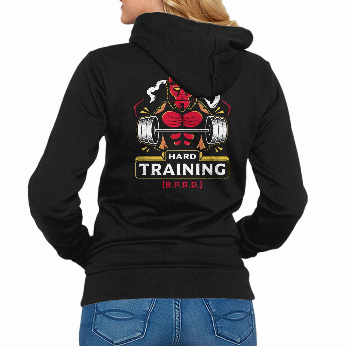 B.P.R.D. Fitness snap buttoned Warm Hoodie