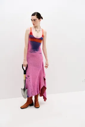 Comfort and Elegance BECKY LAKE PRINT MAXI TANK DRESS