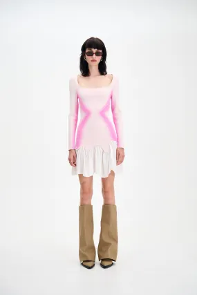 BELLA MIXED MEDIA MINI DRESS Timeless Layering