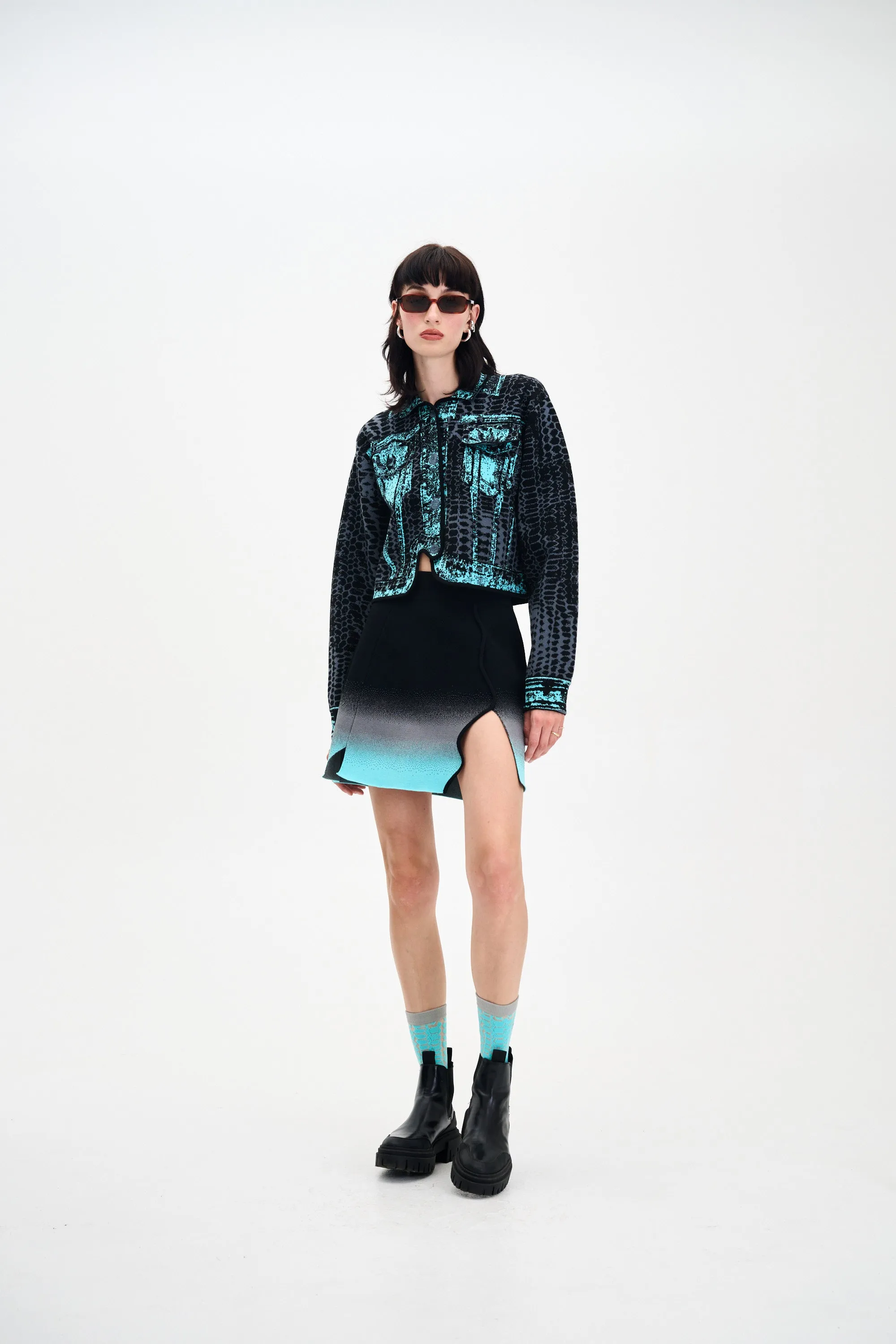 BETTY OVERSIZED CROPPED JACKET Cheap Nice Wind Resistant Lining