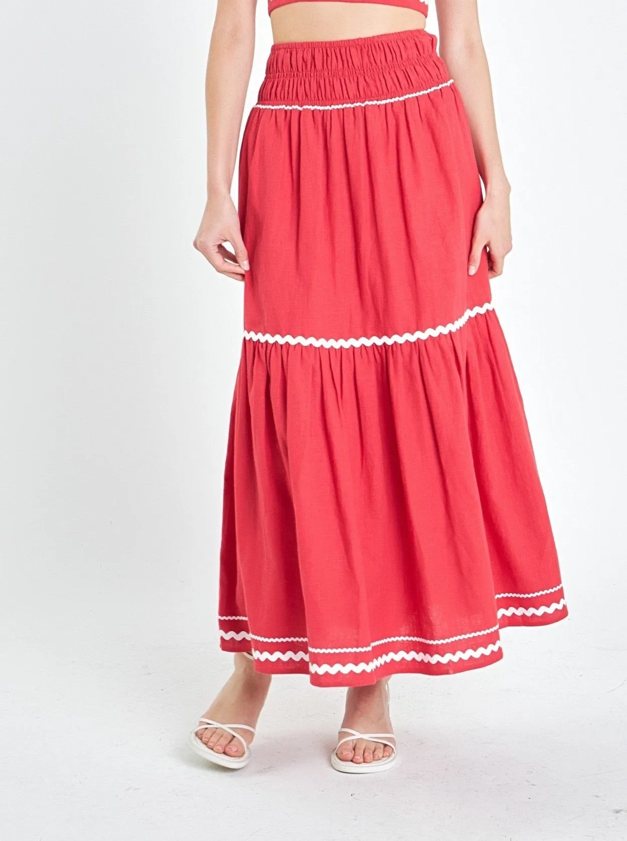 yoga session Fresh Vibe Betty Ric Rac Skirt