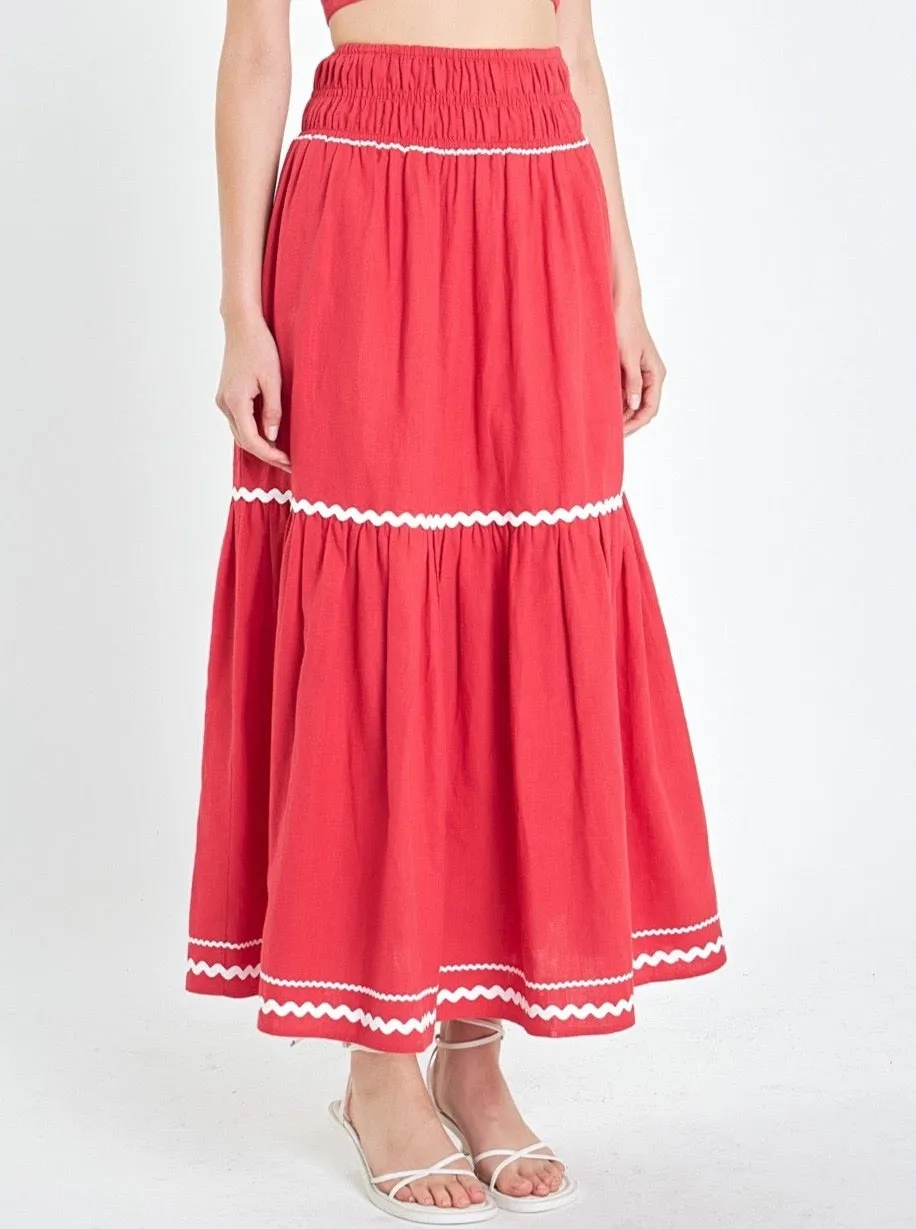 Betty Ric Rac Skirt Glamorous Appeal