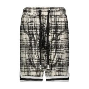 Flexible Comfort Wear tropical style BLAZIN TWEED BASKETBALL SHORTS