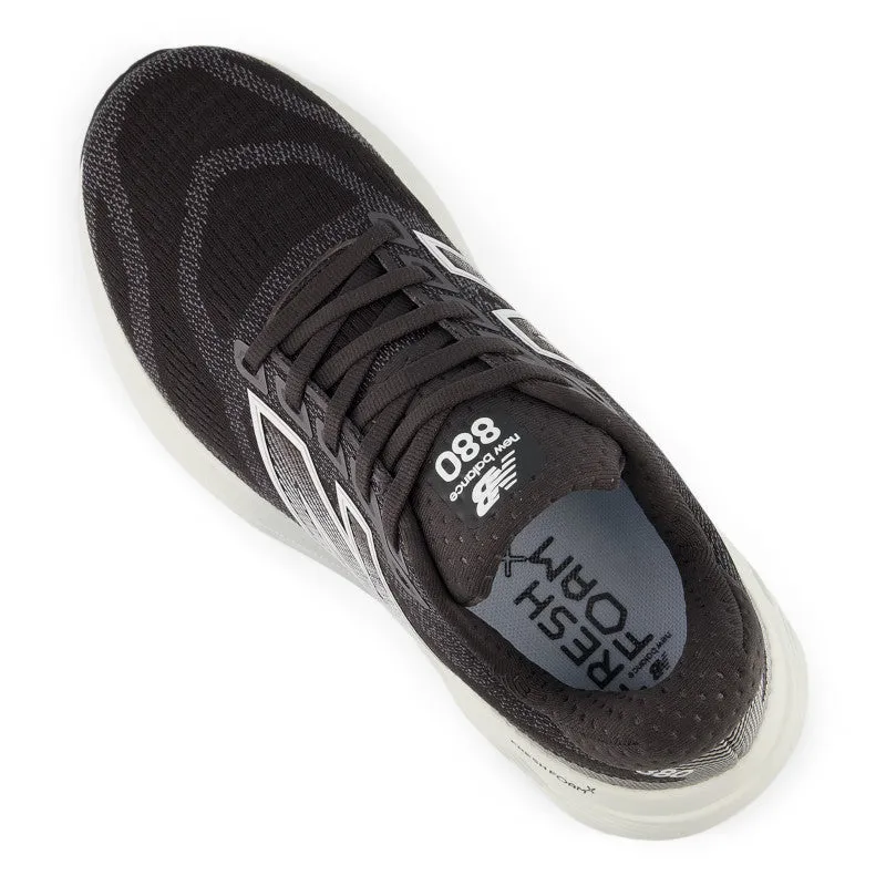 Fresh Foam X 880v15 - Black Cement with Sea Salt and Silver Metallic - Women's Road Tested Luxe Touch