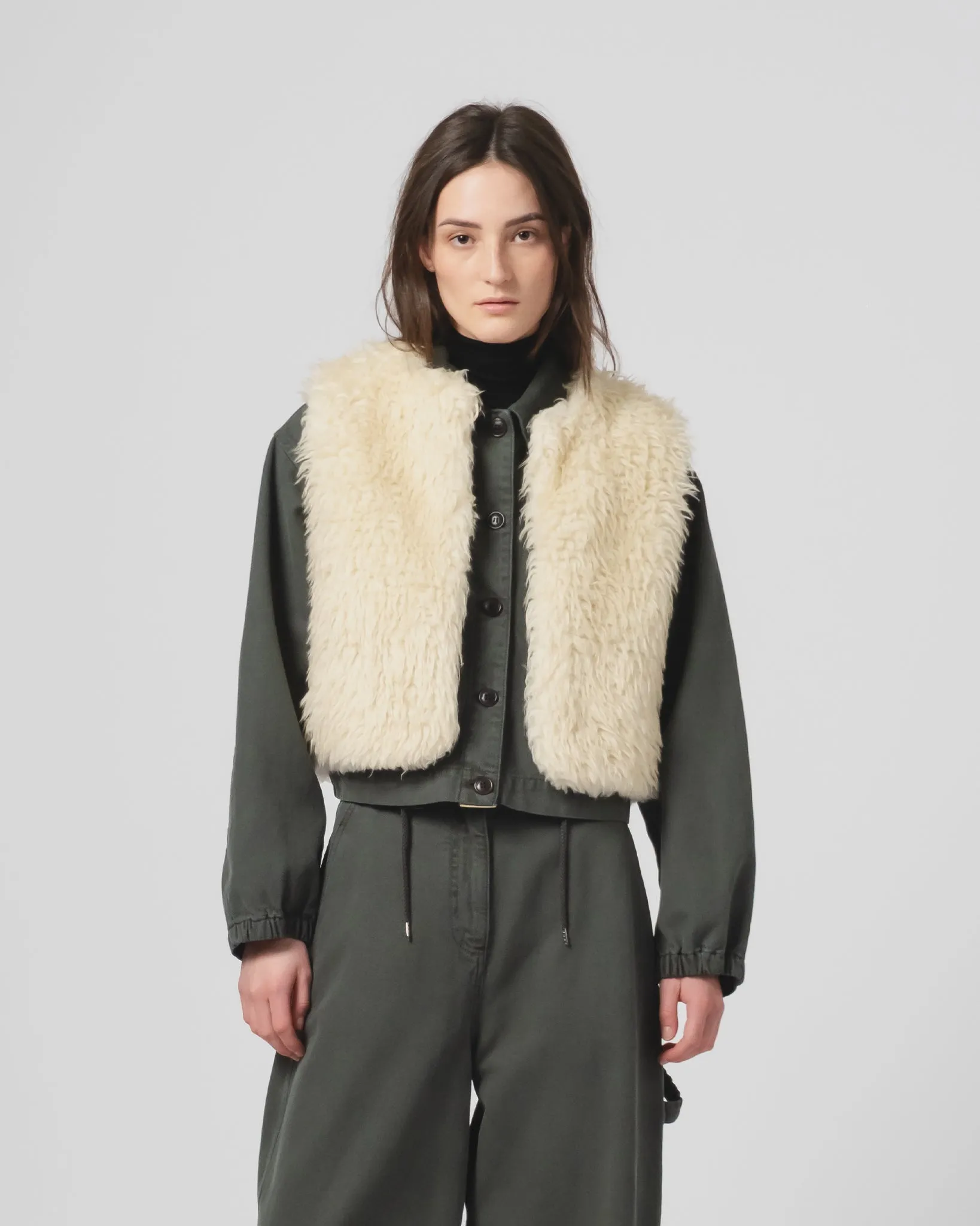 Low Profile Insulation G.o.D Peak Vest Alaska Fluff Ecru