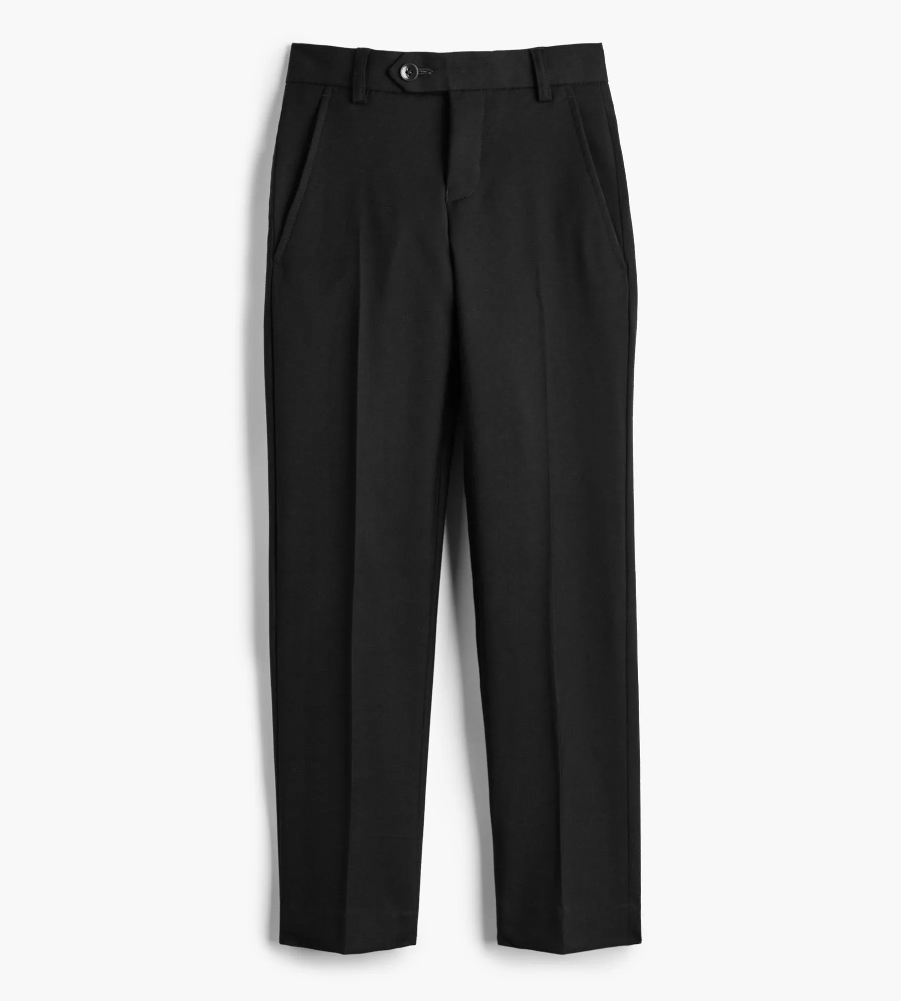 Travel-Ready Boys Solid Suit Pants