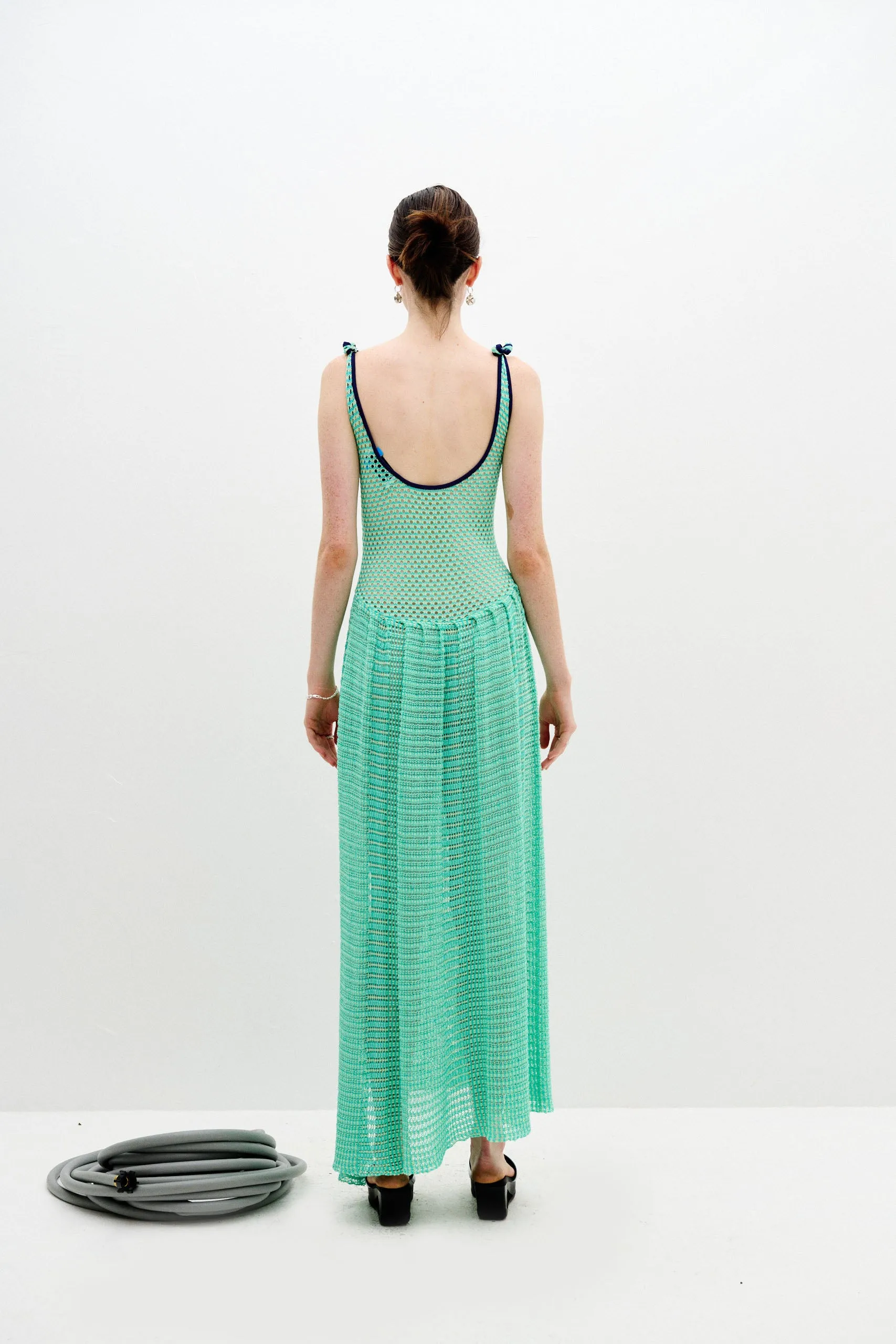 Work Vibe BRASSICA CROCHET TANK DRESS