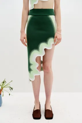 ARONIA WAVY MIDI SKIRT No Tag Stylish Layers