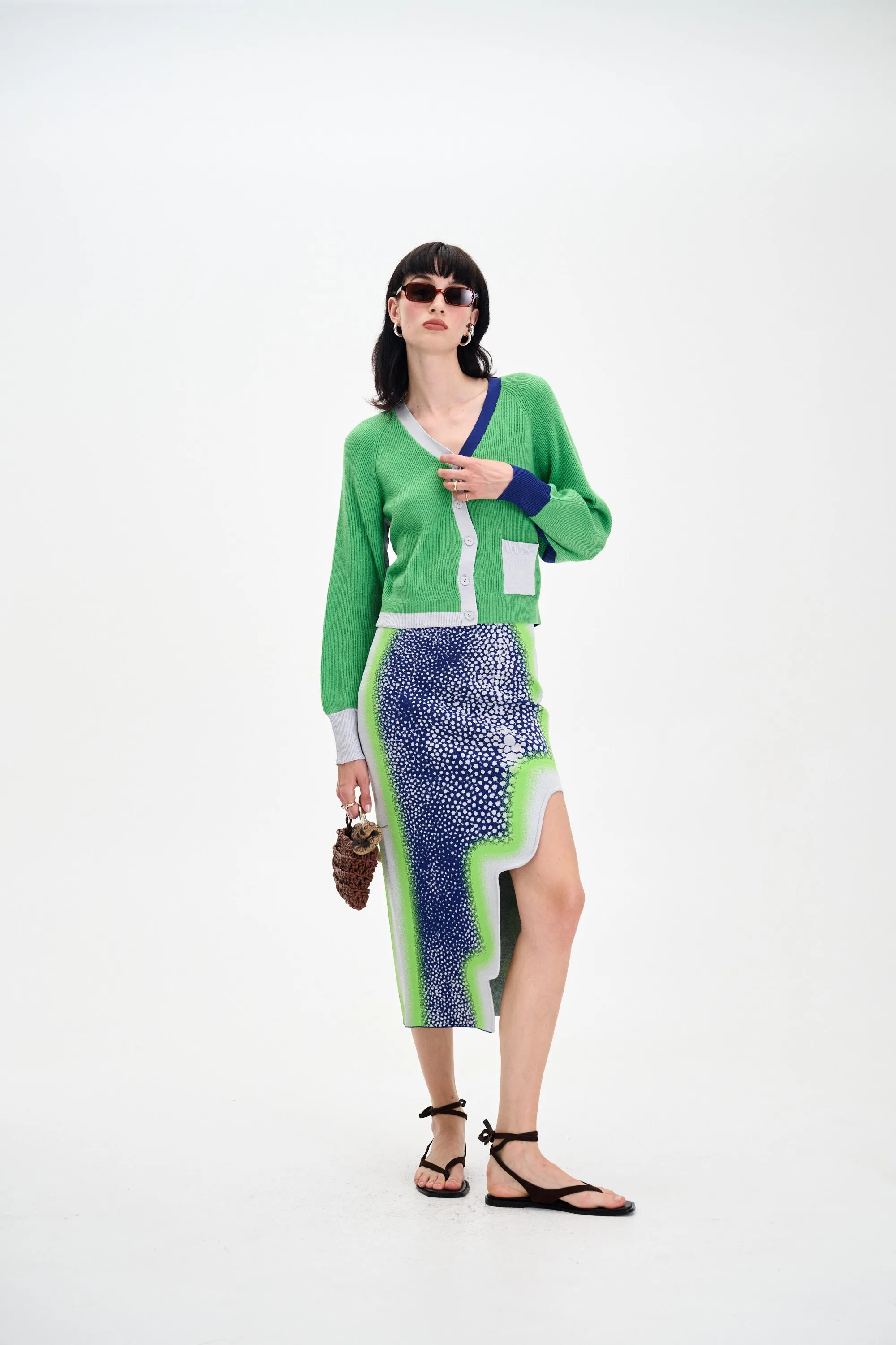 ALAIA WAVY CARDIGAN Non Irritating Seams