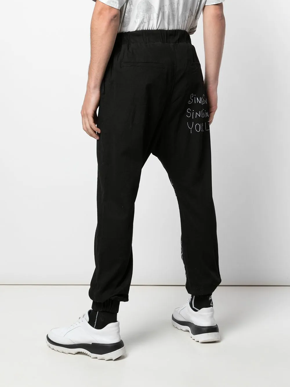 AVANT WOVEN JOGGER BLACK Light Waist