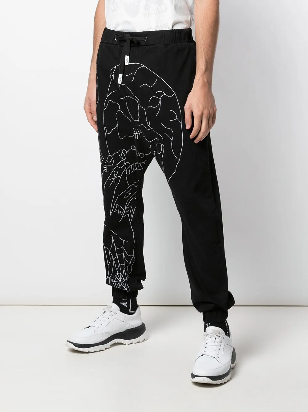 Athletic Fit Anti Chafe Lining AVANT WOVEN JOGGER BLACK