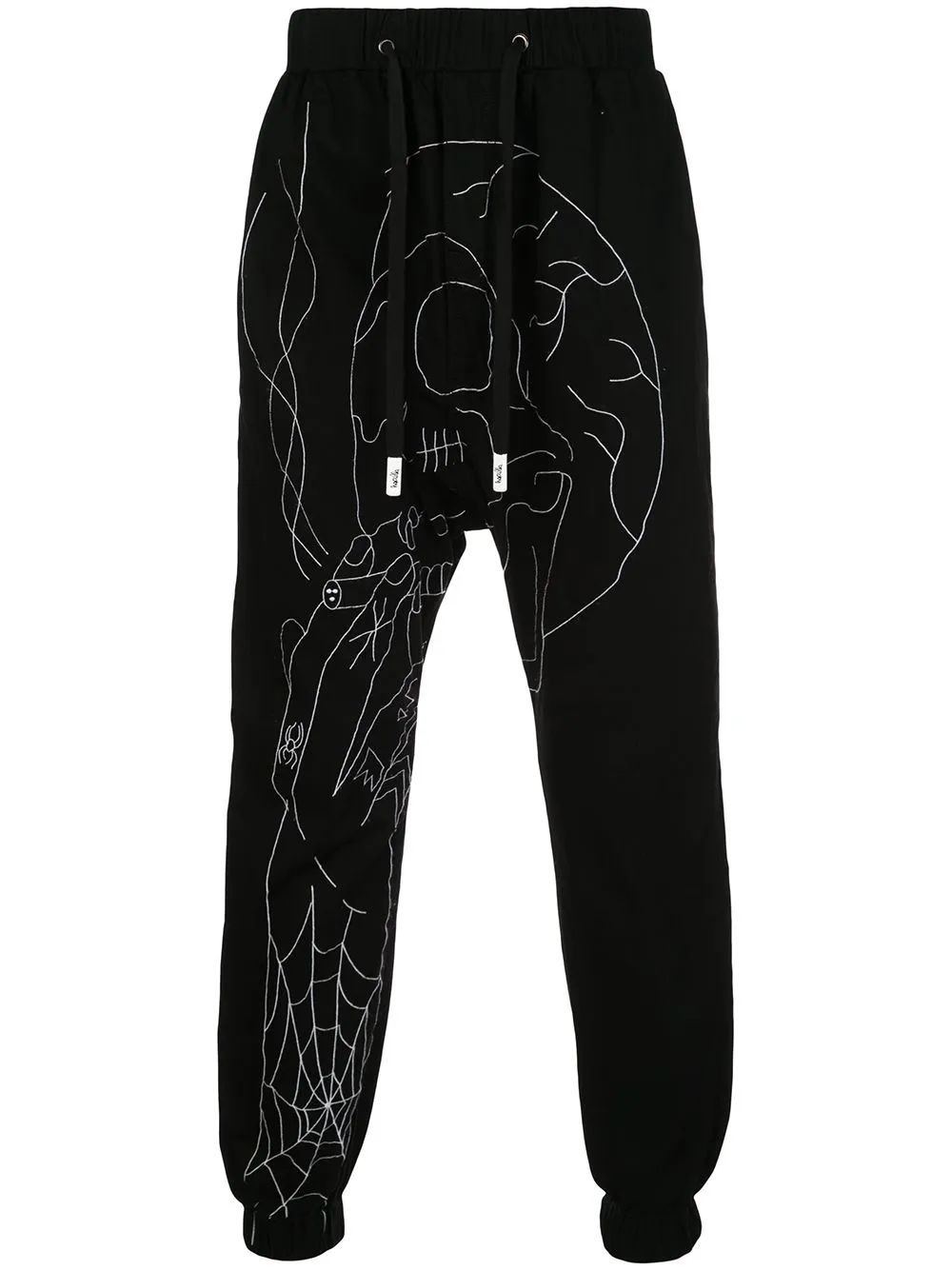 AVANT WOVEN JOGGER BLACK No Gap Waist